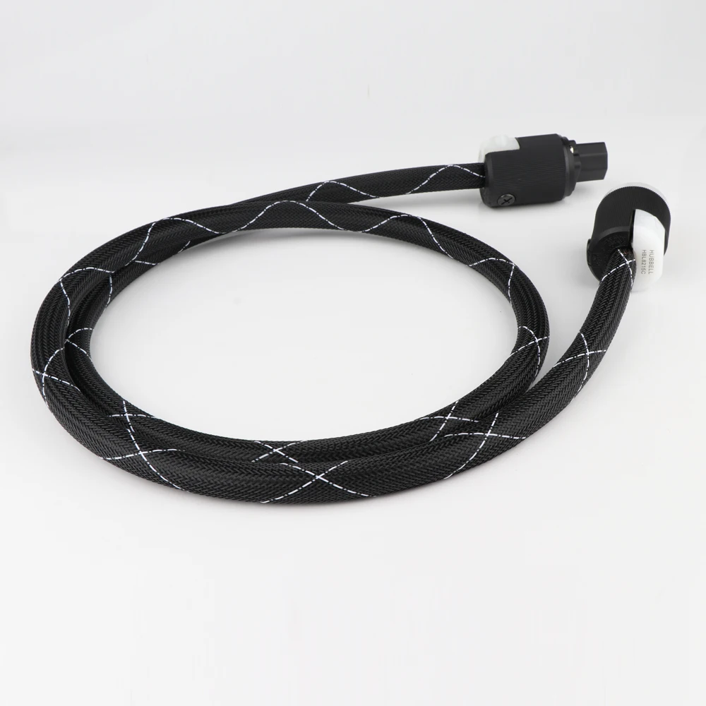 

Hi-end 4N OFC copper USversion power cord hifi audio US AC power cable with US version gold plated power connector plug