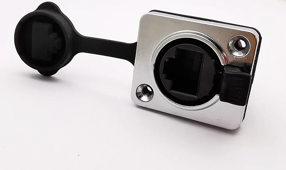 RJ45 с разъемом печатной платы, RJ45 водонепроницаемый адаптер, IP65/67, опоры для женской панели RJ45 разъем Ethernet