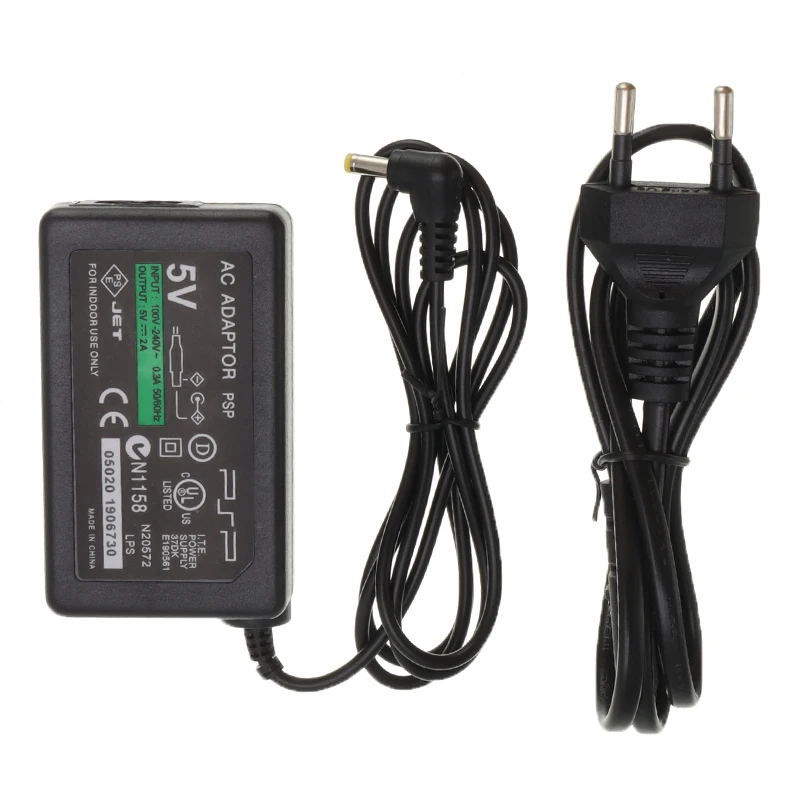 EU/US Plug 5V Home Wall Charger Power Supply AC Adapter for Sony PlayStation PSP 1000 2000 3000 Charging Cable Cord Portable | Электроника