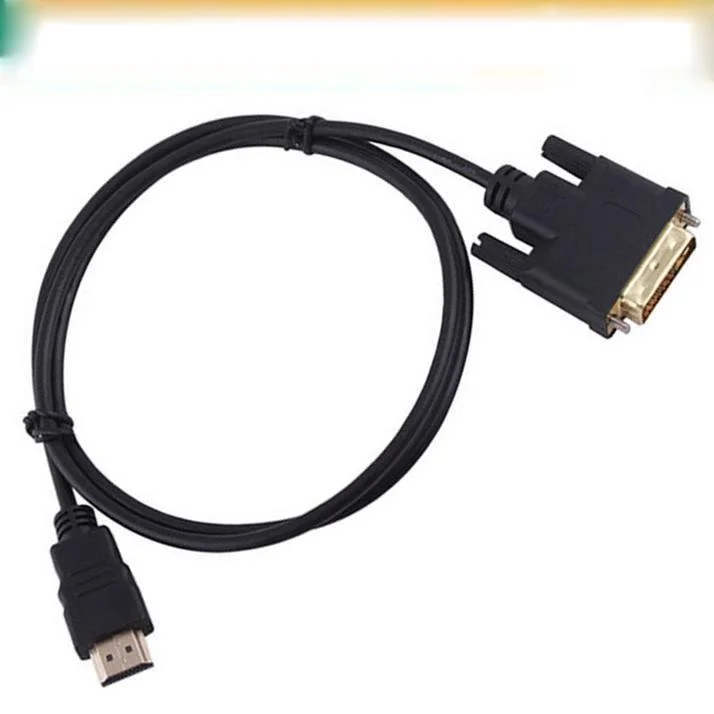Адаптер HDMI совместимый с DVI D 24 + 1pin 3 фута 1 м 8 позолоченный кабель Папа папа для 1080P