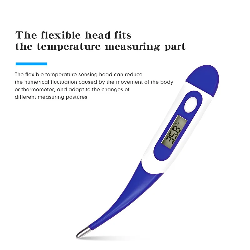 Digital LCD Heating Oral Baby Thermometer Tools Kid Child Temperature Measurement Electronic Clinical Home for Fever | Дом и сад