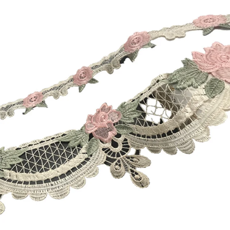 1 ярд антикварные кружевные отделки для рукоделия аксессуары шитья Цветочная