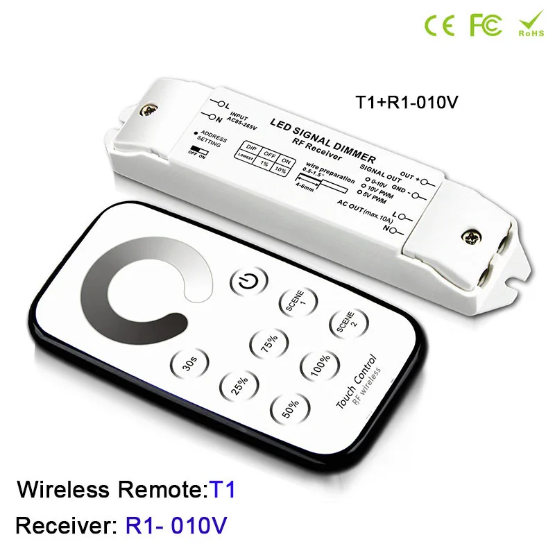 BC T1 + R1-010V/T1 R1-PWM5V /T1 R1-PWM10V DC12V-48V 350 мА/700 мА CC PWM светодиодный контроллер цветовой