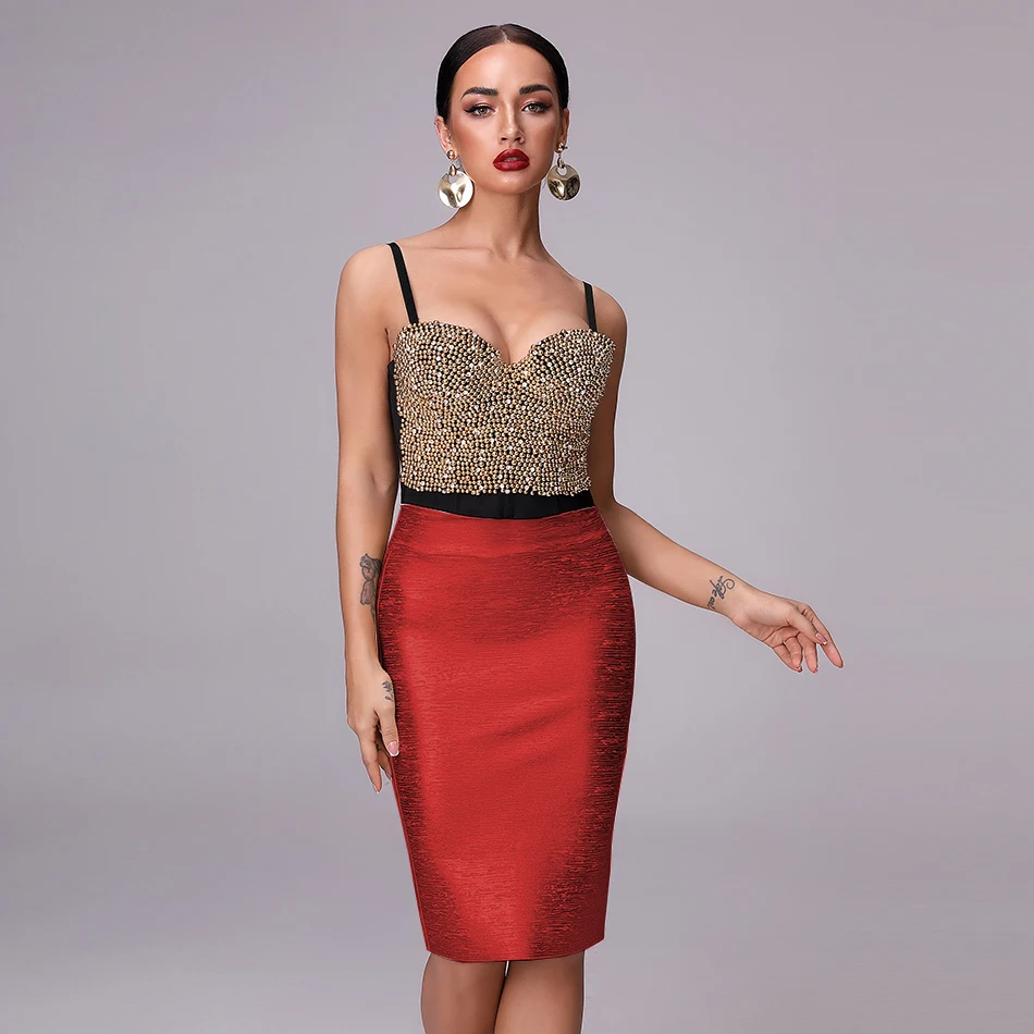 Новинка 2021 летняя женская сексуальная юбка-карандаш Золотая и серебряная юбка до