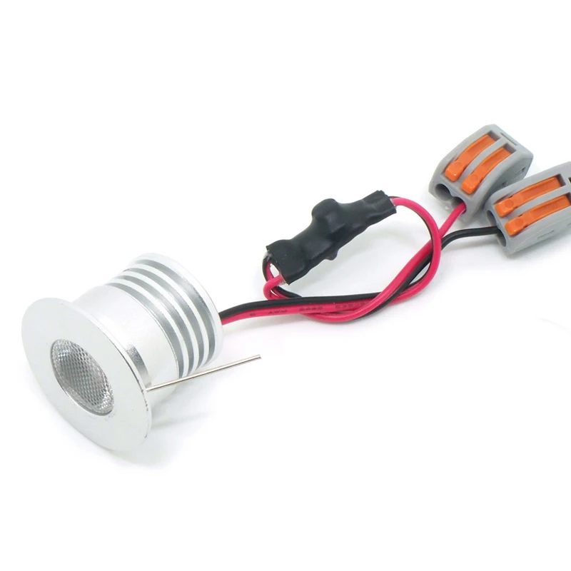 CREE 4W D25mm DC 12 V светодиодный потолочный светильник CE лампа с ограничением содержания вредных веществ точечный домашний гостиничный ресторанный шкаф выставочный стенд для украшений 12 вольт освещение