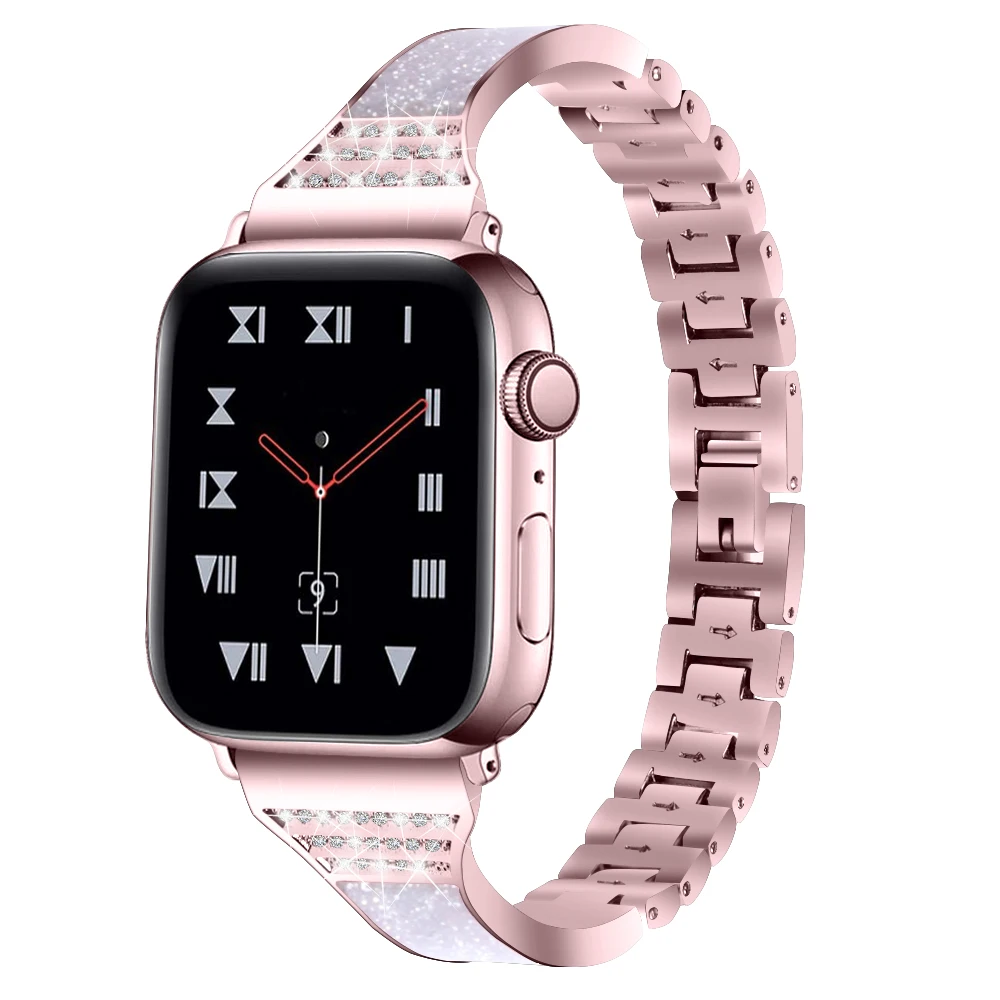 Браслет из нержавеющей стали для Apple Watch Band Series 1 2 3 4 5 38/40 мм 42/44