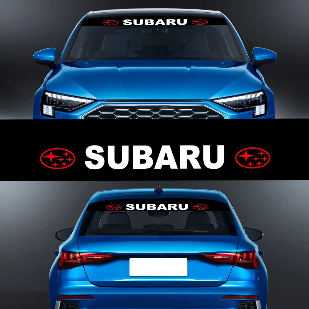 

Car Front Rear Windshield Decal Car Styling Window Sunshade Sticker For SUBARU FORESTER OUTBACK BRZ Impreza STI Tribeca LEGACY