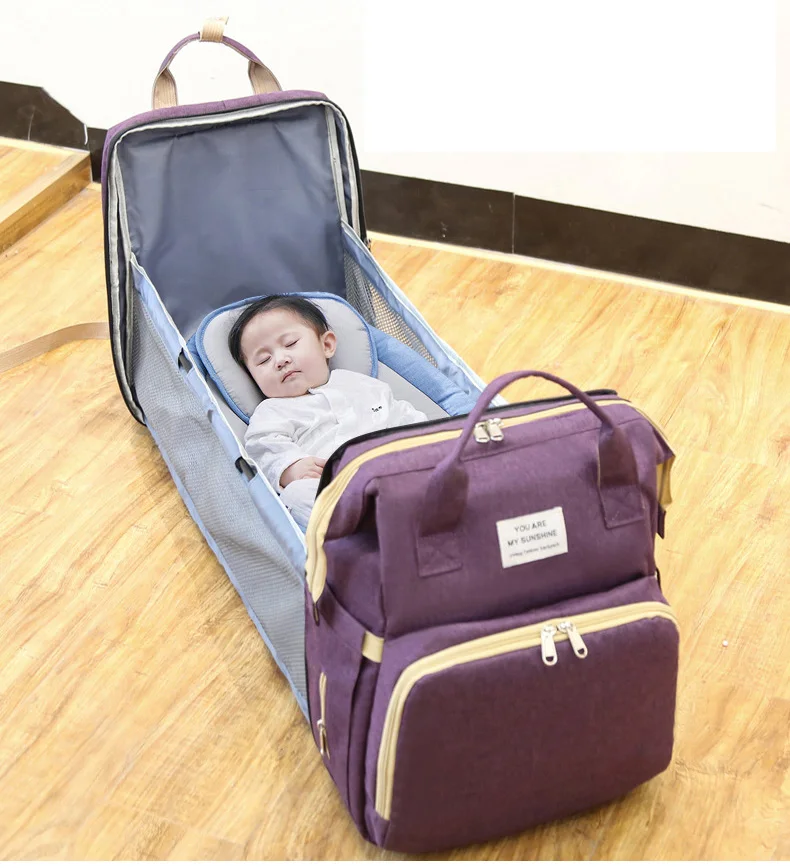 

Mommy Baby Diaper Bag Multifunction Folding Baby Mom Travel Backpack Large Capacity Nappy Maternity Care Women Bag Nursing Bags