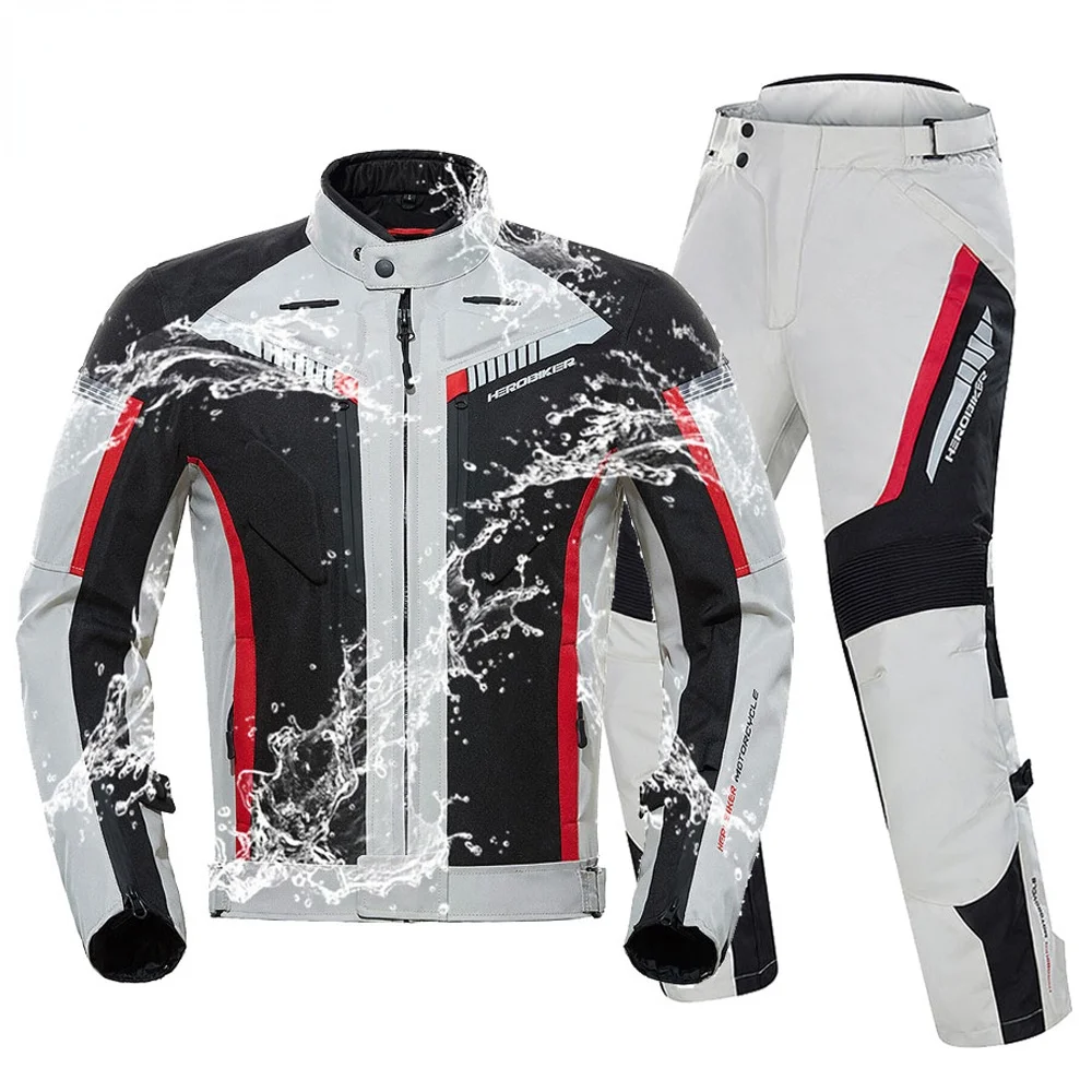 Зимняя теплая мотоциклетная куртка 600D водонепроницаемое модное пальто из ткани