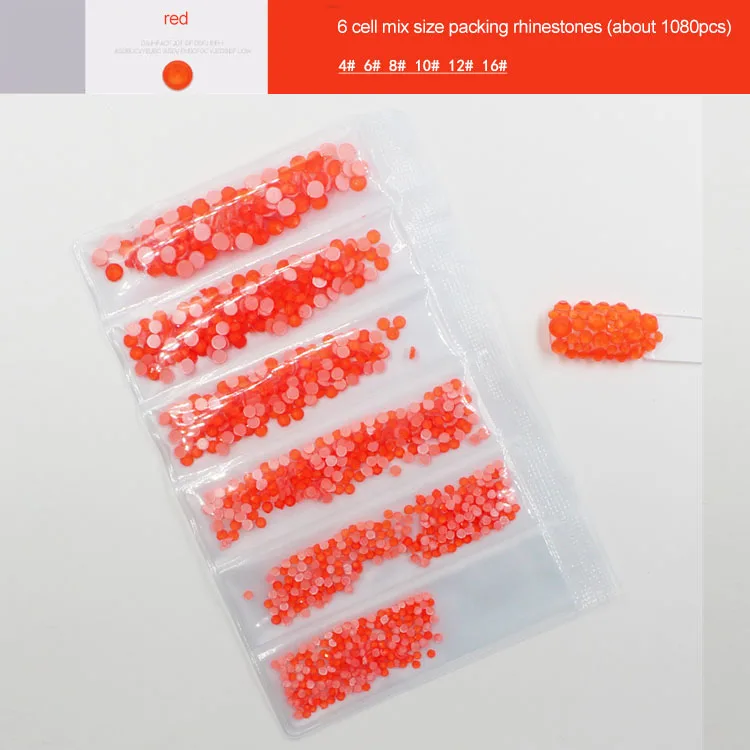 1400 штук люминесцентных с украшением в виде кристаллов SS4 SS16 ноготь маникюрный