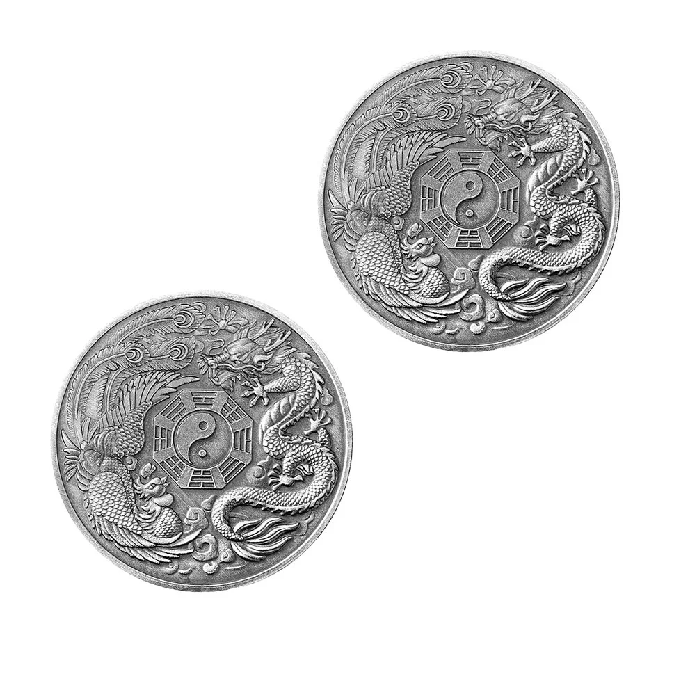 

2Pcs Multifunctional Game Coins Antique Coins Decorative Collection Coins