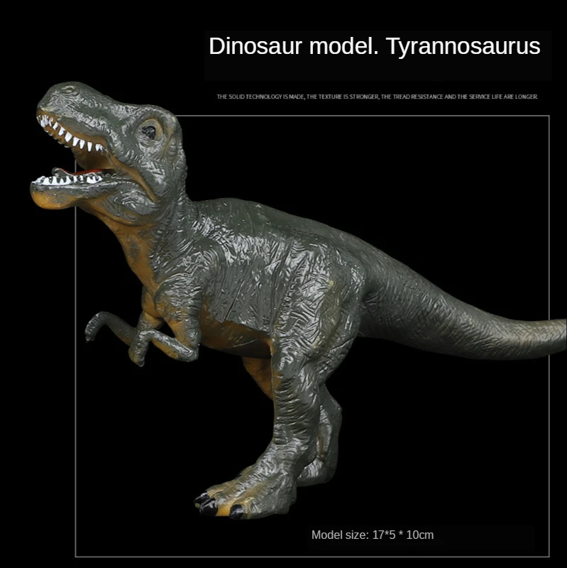 

Realistic dinosaur toy Tyrannosaurus Rex one-horned stegosaurus simulation animal toy park dinosaur model boy