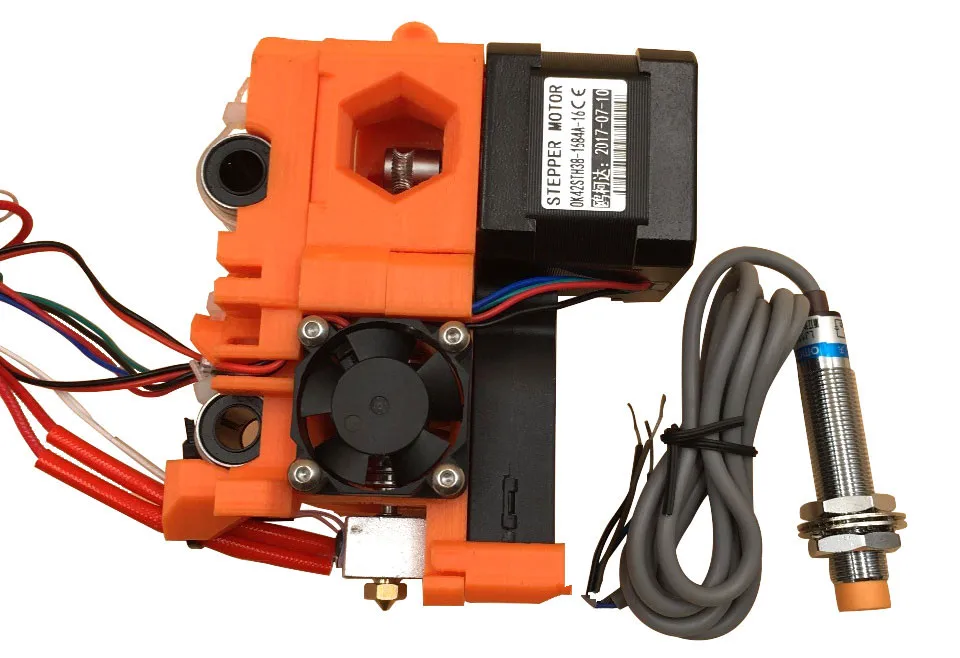 

Reprap Prusa i3 mk2 extruder full kit, with hotend, X carriage, P.I.N.D.A. probe PLA printed parts