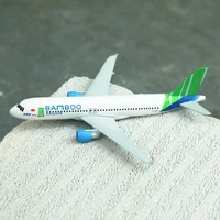 vietnam bamboo airlines a320 aircraft alloy diecast model 15cm aviation collectible miniature souvenir ornament