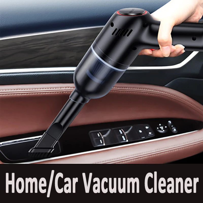 

9000Pa Wireless Car Vacuum Cleaner Cordless Handheld Auto Vacuum Home & Car Dual Use Mini Vacuum Cleaner With Built-in Battery