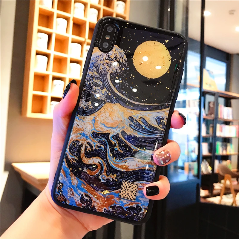 Золотой фольга Bling marble чехол для телефона iPhone 11 Pro Max X XS XR 7 8 6 6s Plus блестящий мягкий |
