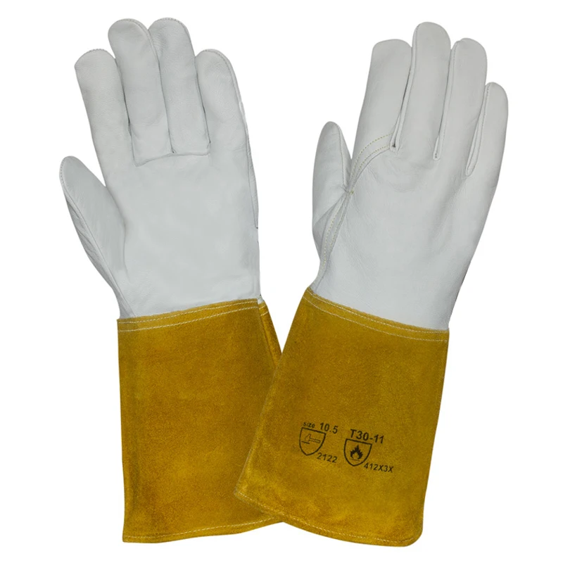 Перчатки для дуговой сварки из козьей кожи TIG MIG|glove packing|gloves motoglove welding |
