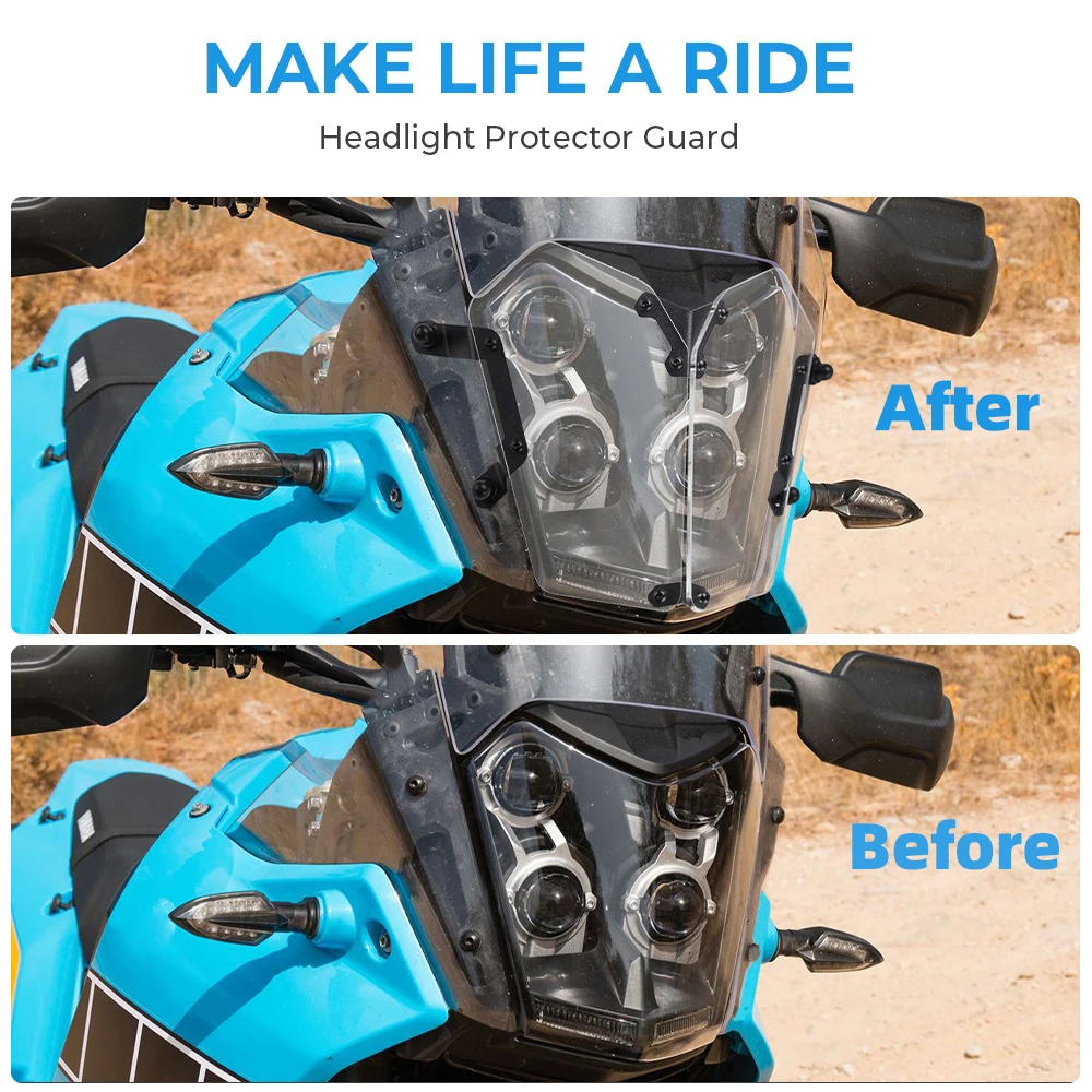 

Headlight Cover For Tenere 700 Headlight Protection Glass Lampshade Protective Frame Guard Lense Cover For Tenere 700 2019-2020