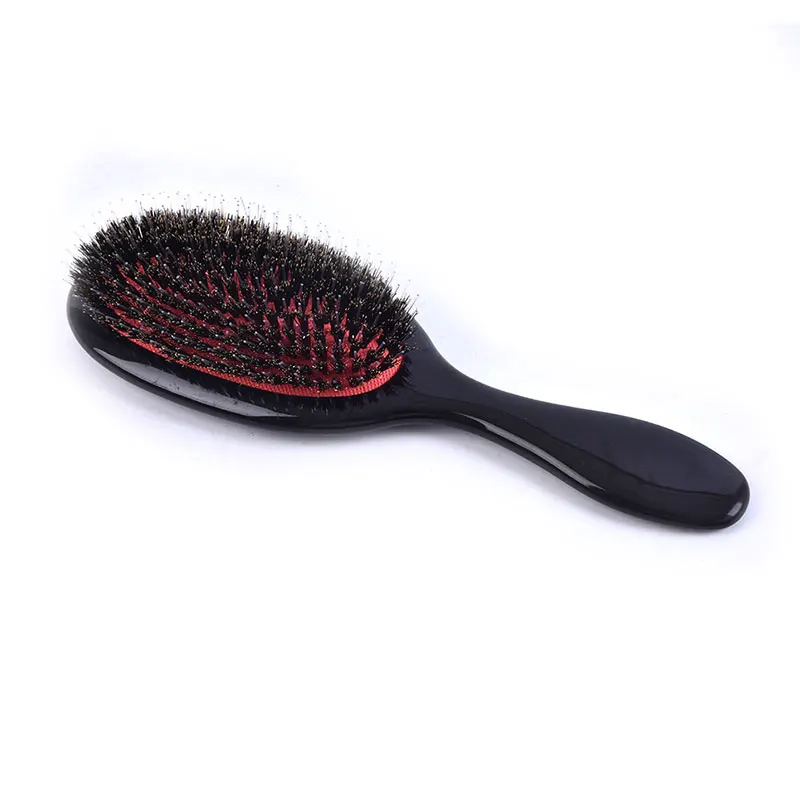 

1PC Oval Boar Bristle & Nylon Hair Comb Mini Anti-static Hair Scalp Massage Comb Hairbrush Salon Hair Brush Styling Tool