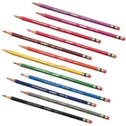 4 шт., стираемые карандаши с цветами, Набор цветных карандашей-24 разных цветов, 20517