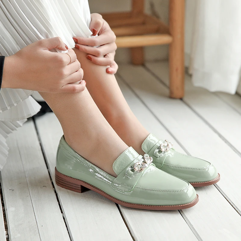 Женские туфли на плоской подошве сезон весна лето Туфли оксфорды коллекция 2020