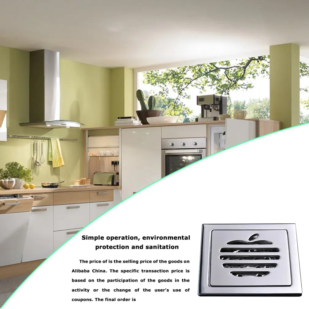 Deodorant Floor Drain Kitchen Sink Filter Dishwashing Basin Stainless Steel Sewer Cover | Обустройство дома