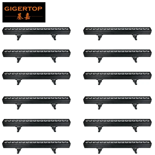 Gigertop Disount 18x12 Вт RGBW/RGBA светодиодный пиксельный настенный светильник, не водонепроницаемый разъем питания, 3PIN XLR DMX управление - Цвет: 12