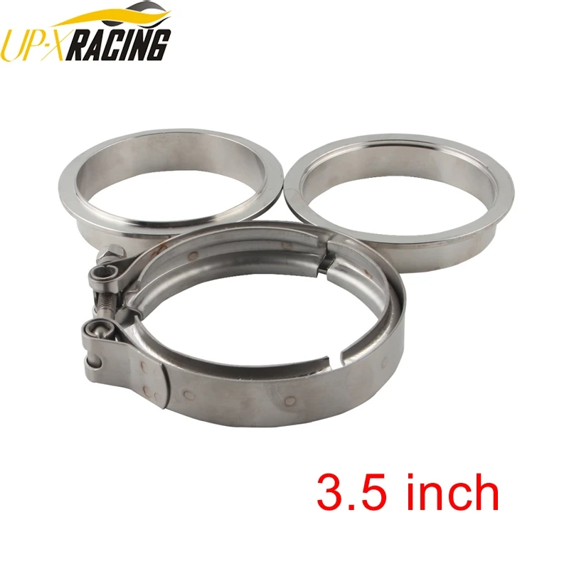 

3.5 inch self Aligning Male/Female V-Band Vband Clamp CNC stainless Steel Flange Kit