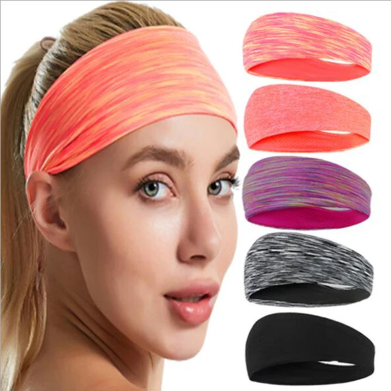 

Sport Headband Running Fitness Sweatband Men Women Elastic Sport Sweat Band Yoga Hairband Gym Jog Basketball Cycling Sweat band