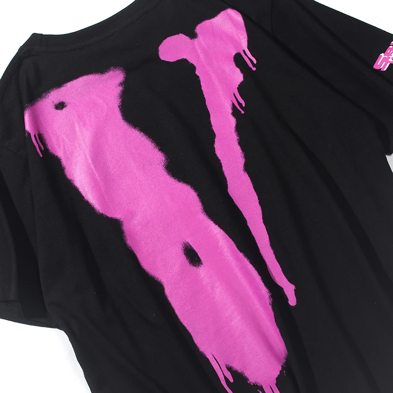 

Screw Head Vlone T-Shirt Loose hip-hop skull screw print T-shirt