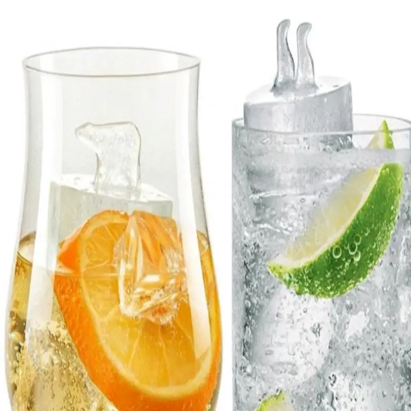 3D ледяной куб Форма Пингвин полярный медведь ледяная Сетка Набор пищевой силикон