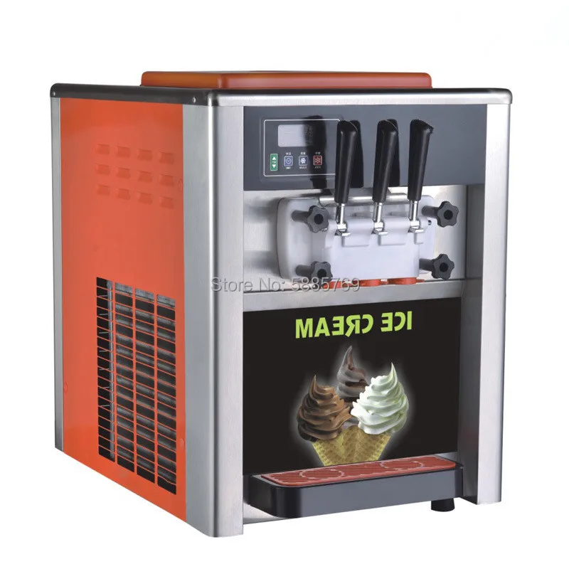 

China Wholesale Prices Cheap Ice-Cream Soft Machine 18-25L/H Capacity 2+1 Flavors Soft Ice Cream Machine