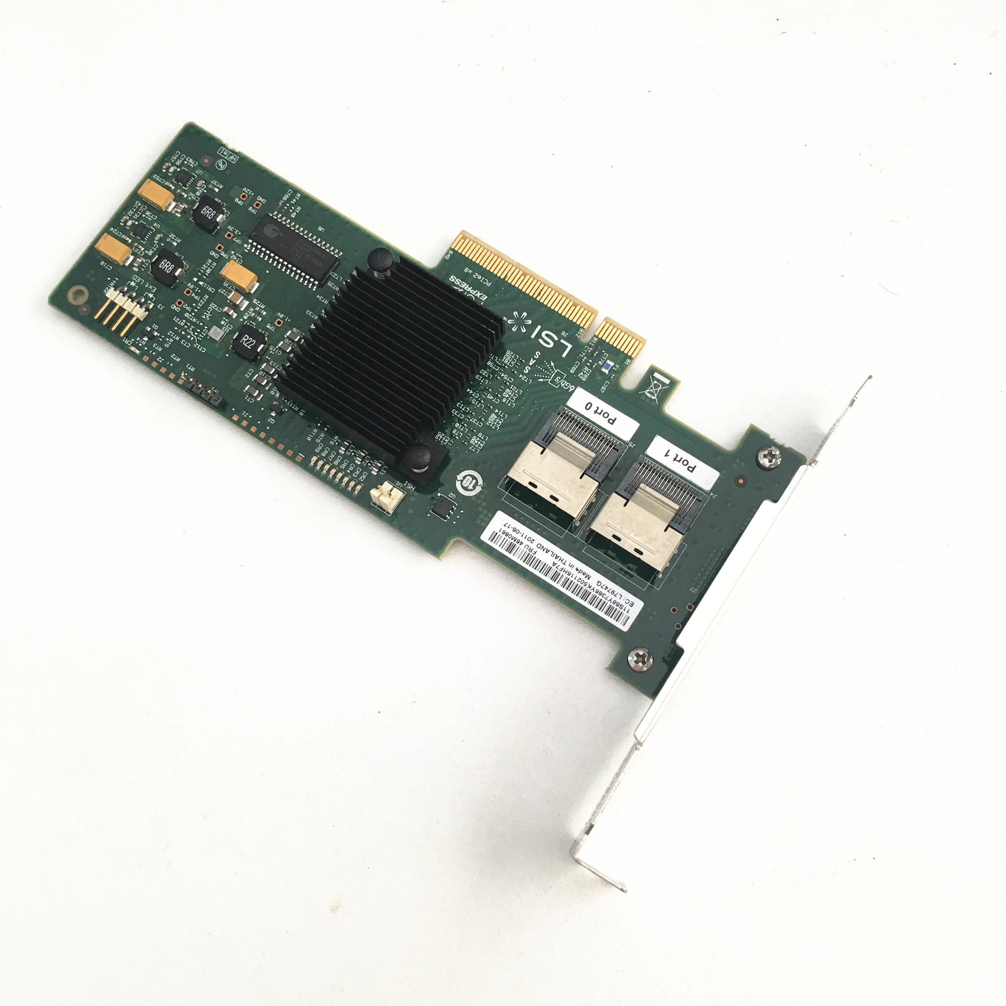 Используется IBM ServeRaid M1015 46M0861 SAS/SATA PCI-e RAID контроллер = LSI SAS9220-8i