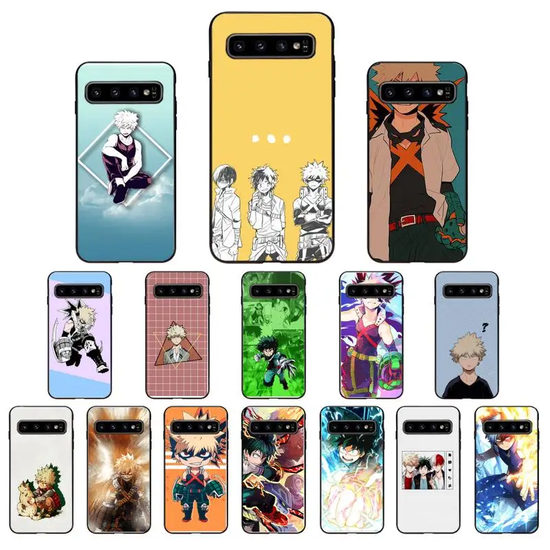 Чехол для телефона с аниме Мой герой боку Моя геройская Академия deku bakugou Samsung Galaxy S6