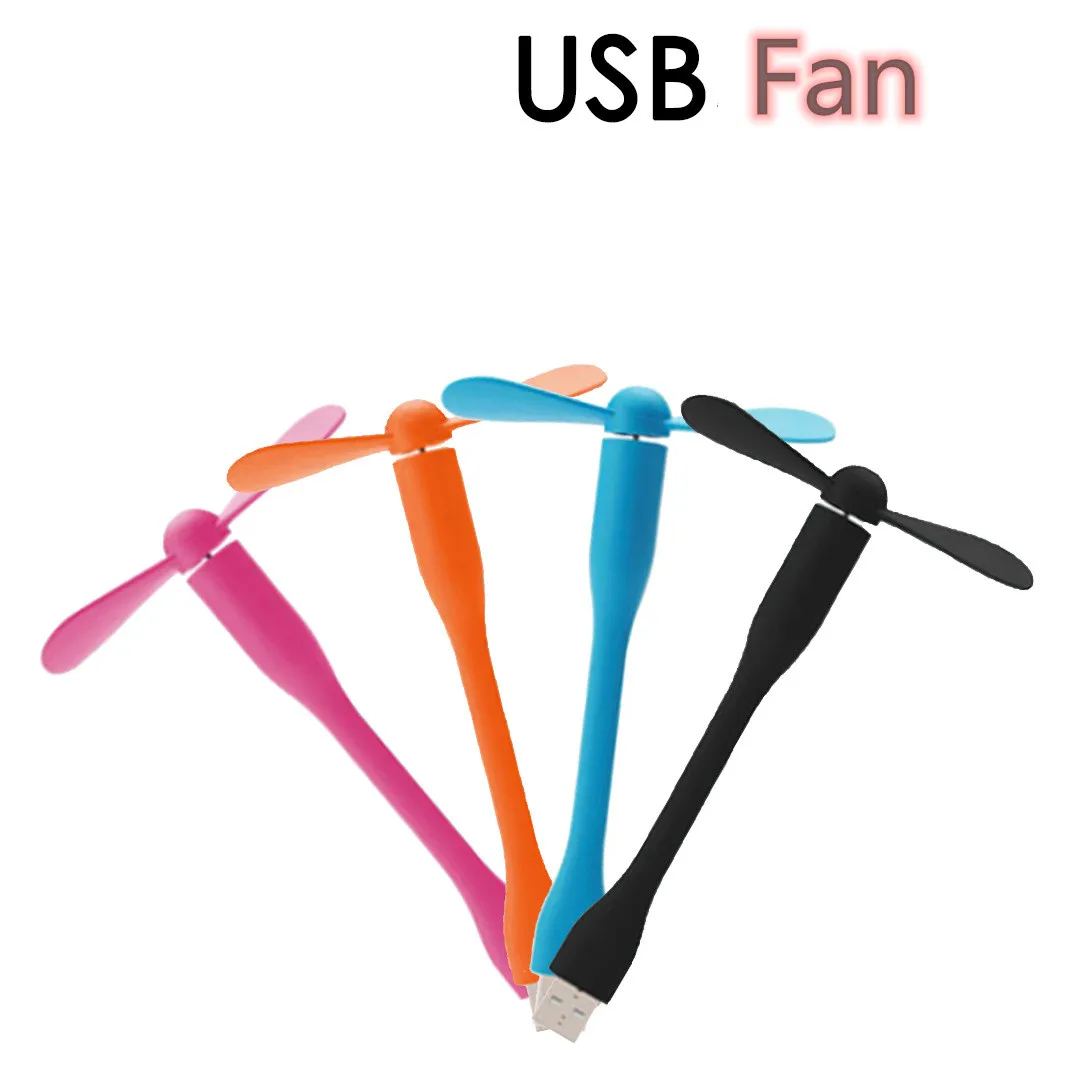 

DTVANE Creative USB Fan Flexible Portable Mini Fan For Power Bank & Notebook & Computer Summer Gadget Free Shipping