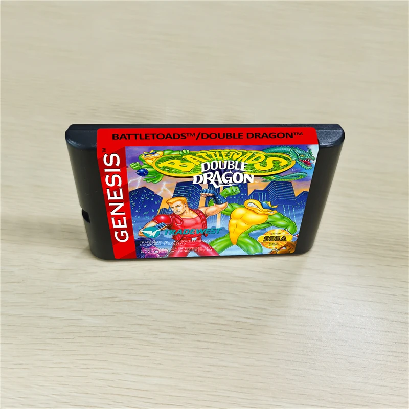 Игровой картридж Battletoads и Double Dragon 16 бит MD для консоли MegaDrive Genesis|dragon dragon|battletoads double