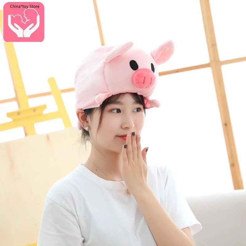 Шляпа в виде свиньи милая розовая шляпа форме реквизит для детской фотосъемки