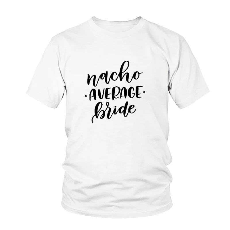 Bridal Party Team Shirt Female Tshirts Summer Friends T-shirt Casual Crewneck Tees | Женская одежда