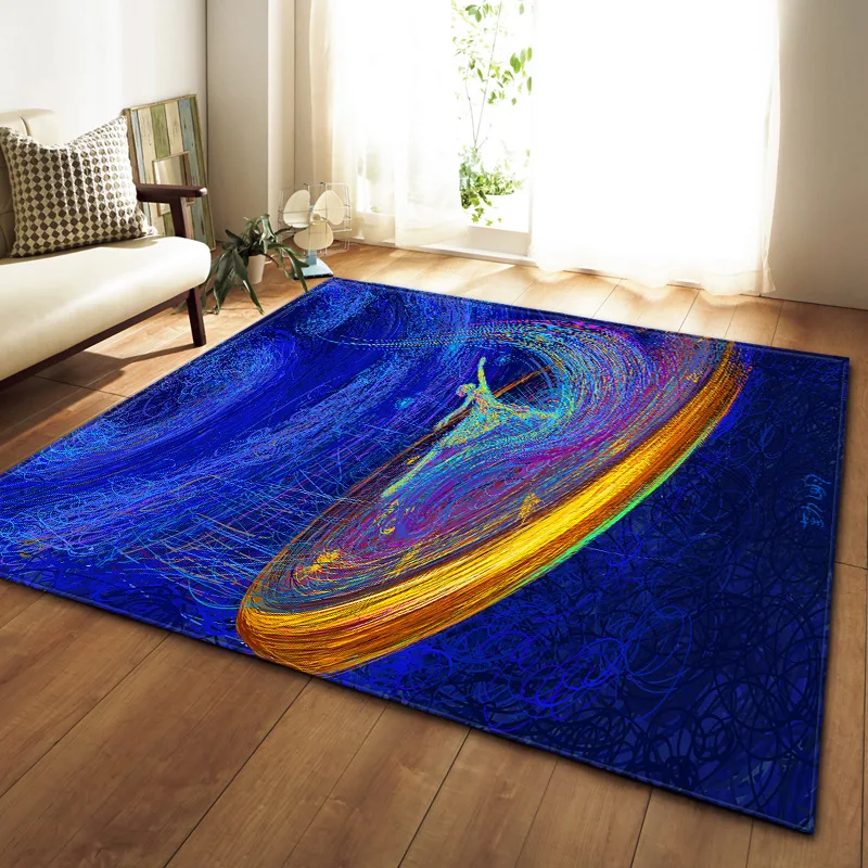

150*200cm Creative Europe Type 3D Printed Carpets Hallway Area Rugs Bath Absorb Water Doormat Home Kitchen Antiskid Mats Carpet