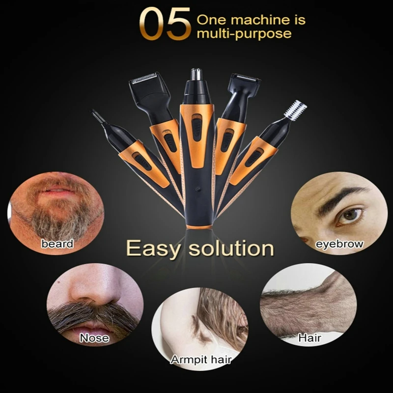 Многофункциональный триммер для волос 4в1 электрическая машинка стрижки