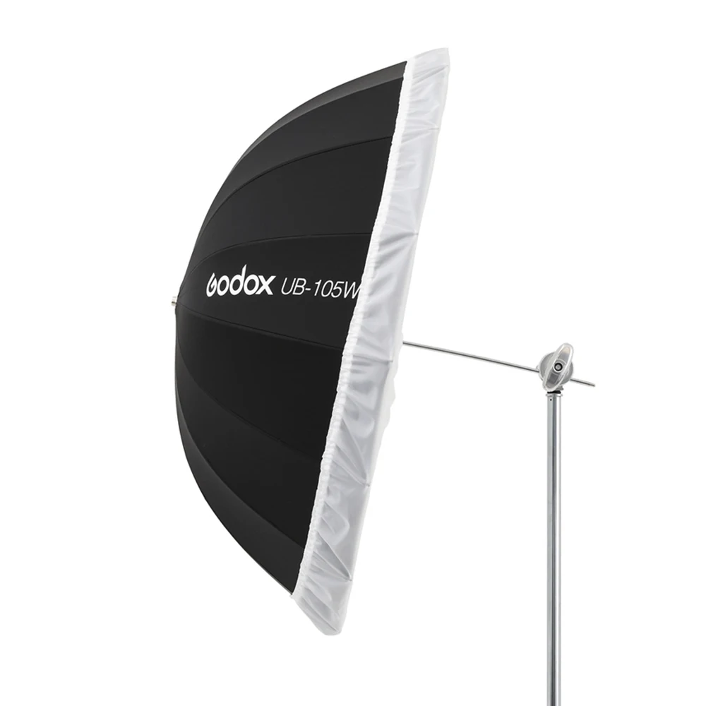 Godox UB 105W 41 дюймов 105 см параболический черный белый светоотражающий Зонт
