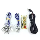 Комплект для самостоятельной сборки с нулевой задержкой, 10 шт., USB-кодировщик для ПК, джойстик для 4-сторонних и 8-сторонних ZIPPY, джойстик и аркадная кнопка