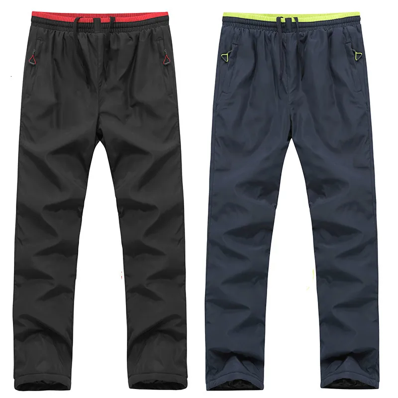 Штаны Для мужчин легкая утепленная впитывает пот и ветрозащитные капри для