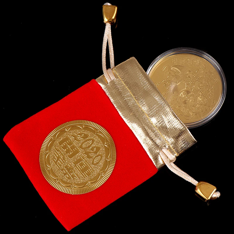 Хорошая удача везучий подарок украшение Мышь Крыса памятная монета Новогодний