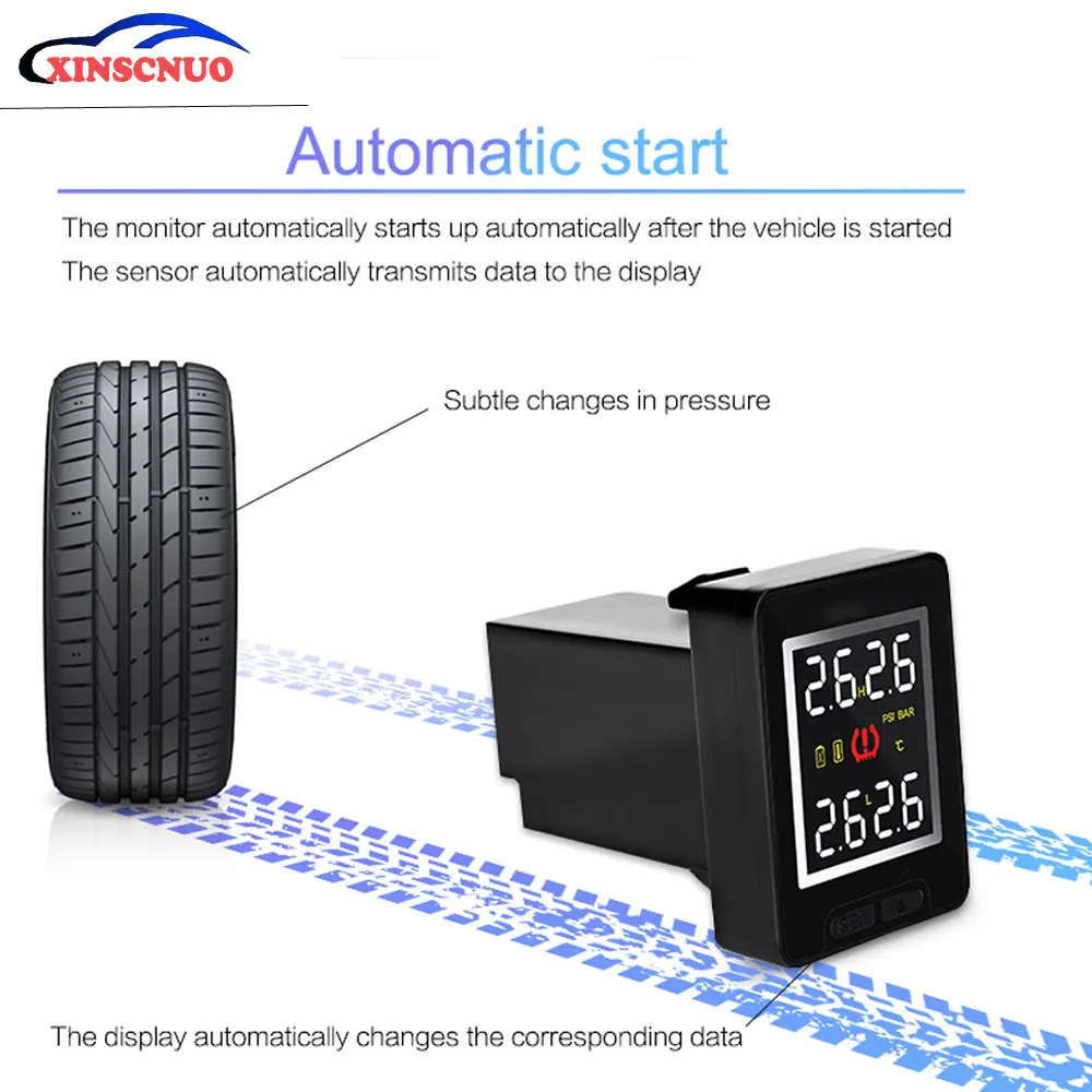 XINSCNUO Автомобильная электроника Беспроводная для Honda Crosstour TPMS система контроля
