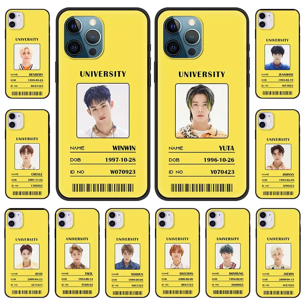 

Phone Case For iPhone 12 13 11 Pro MAX Silicone Cover For iPhone 12 13 Pro 7 8 Plus SE XS XR X Back Coque ATEEZ HongJoong Kpop
