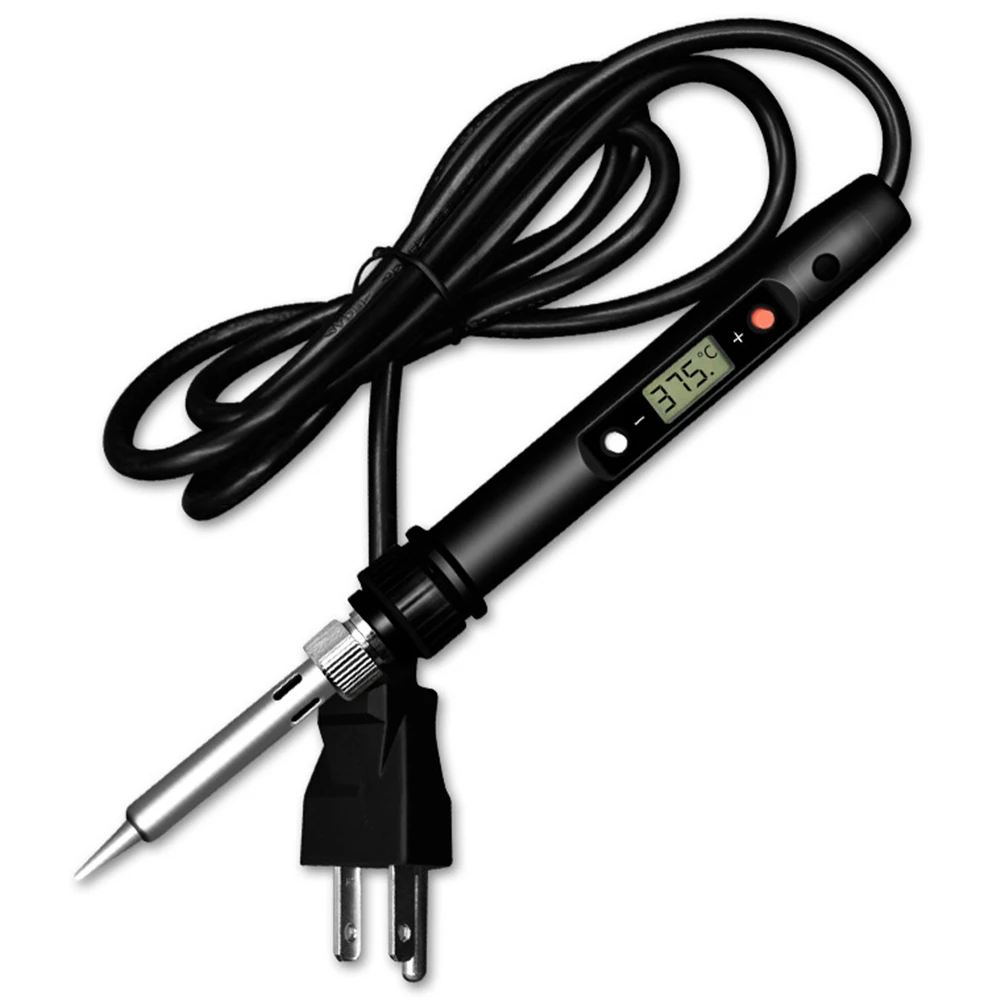 

80W Digital Display Tool Anti Rust Wireman Electrical Soldering Iron Lead Free Adjustable Temperature Cusp Ceramic Core Burning
