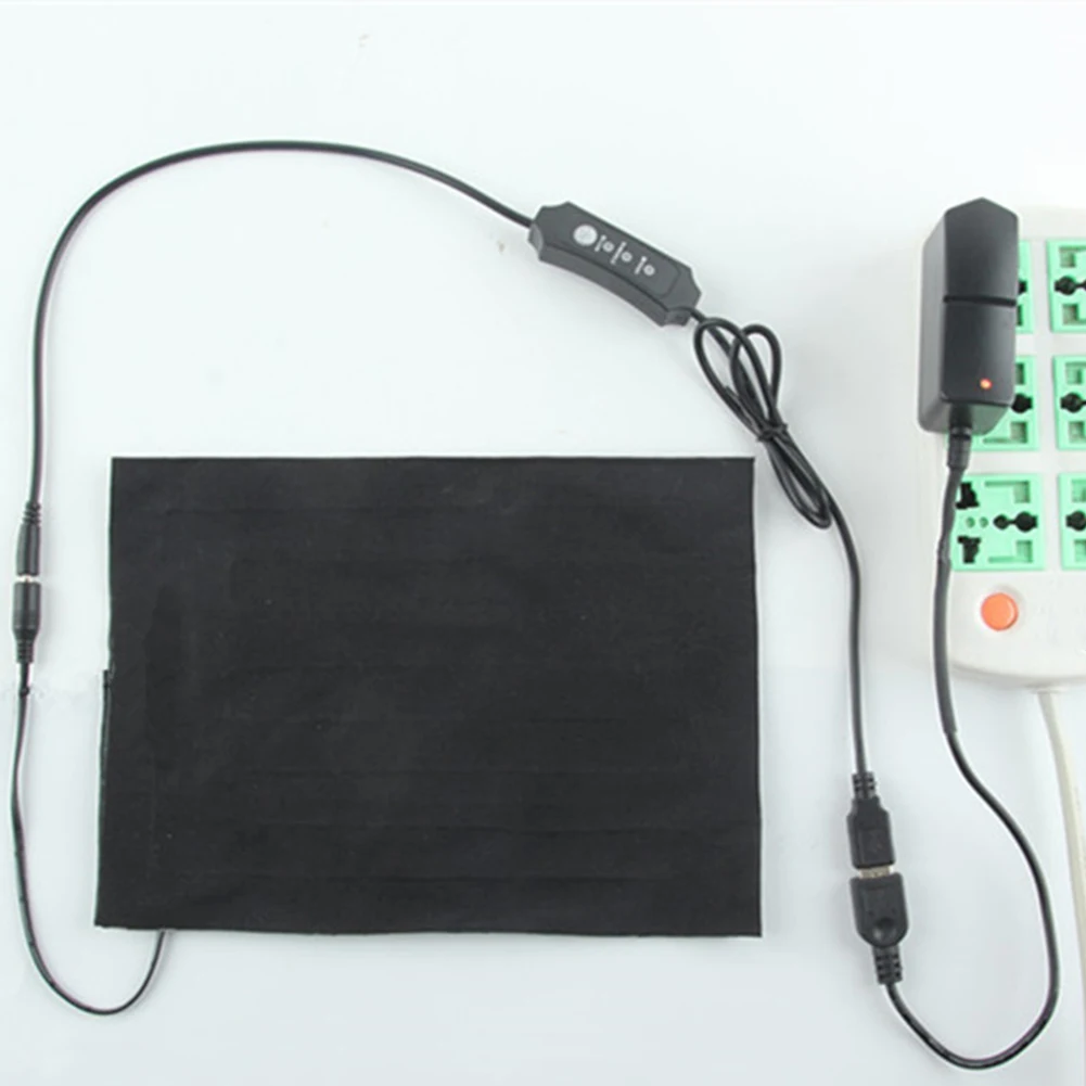 Горячая Распродажа 5V коврик из углеродного волокна для подогрева моющийся