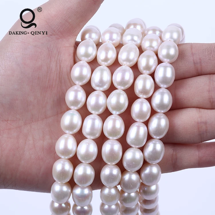 Ювелирные изделия AA 9 10 мм натуральный пресноводный жемчуг в форме белого