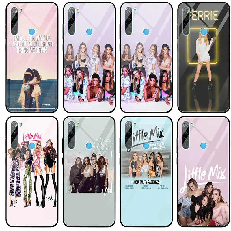 Чехлы из закаленного стекла для Xiaomi Redmi Note 4 5A 5S 6X 7 7A 8 8A 9 SE A1 Lite Plus Little Mix Perrie Jesy Leigh